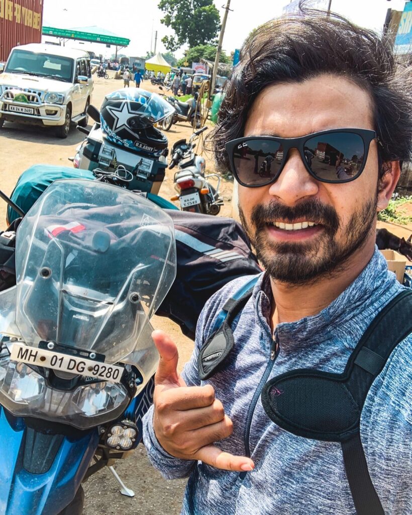 MSK starting ride from Tiruppur to Mumbai