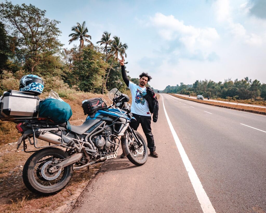 MSK solo ride from Tiruppur to Mumbai